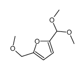 2-(dimethoxymethyl)-5-(methoxymethyl)furan Structure