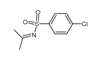 4-chloro-N-(propan-2-ylidene)benzenesulfonamide结构式