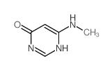 4-甲胺基-6-羟基嘧啶结构式