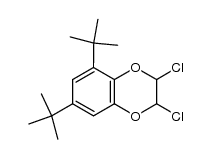 5,7-di-t-butyl-2,3-dichloro-1,4-benzodioxan结构式