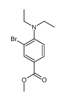 3-溴-4-(二乙基氨基)苯甲酸甲酯结构式