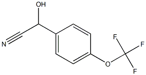 2-Hydroxy-2-(4-(trifluoromethoxy)phenyl)acetonitrile Structure