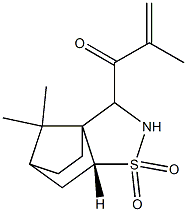 (R)-(-)-(2-甲基丙烯酰)-2,10-樟脑磺内酰胺结构式
