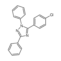 5-(4-chloro-phenyl)-1,3-diphenyl-1H-[1,2,4]triazole Structure