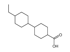 4'-Ethyl-1,1'-bi(cyclohexyl)-4-carboxylic acid结构式