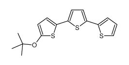 2-[(2-methylpropan-2-yl)oxy]-5-(5-thiophen-2-ylthiophen-2-yl)thiophene结构式