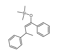 1,3-diphenyl-(E)-1-trimethylsilyloxy-1-butene Structure