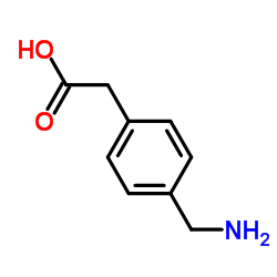 [4-(Aminomethyl)phenyl]acetic acid Structure
