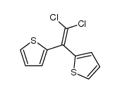 1,1-dichloro-2,2-di(2-thienyl)ethene Structure