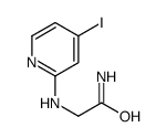 2-(4-碘吡啶-2-氨基)乙酰胺结构式