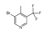 3-Bromo-4-methyl-5-(trifluoromethyl)pyridine Structure