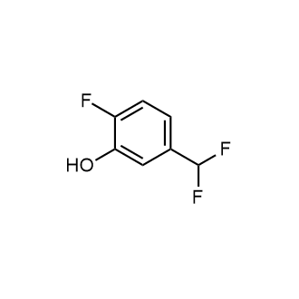5-(二氟甲基)-2-氟苯酚结构式