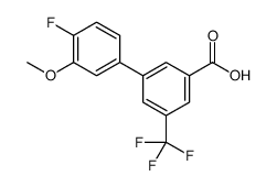 3-(4-fluoro-3-methoxyphenyl)-5-(trifluoromethyl)benzoic acid Structure