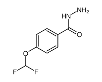 4-(二氟甲氧基)苯甲酰肼结构式