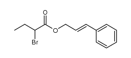cinnamyl 2-bromobutanoate Structure