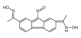 N-[1-[7-[1-(hydroxyamino)ethylidene]-9-nitrosofluoren-2-yl]ethylidene]hydroxylamine Structure