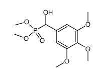 dimethyl α-hydroxy-α-(3,4,5-trimethoxyphenyl)methanephosphonate Structure
