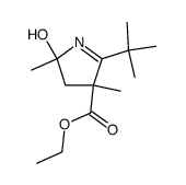 ethyl 5-(tert-butyl)-2-hydroxy-2,4-dimethyl-3,4-dihydro-2H-pyrrole-4-carboxylate Structure