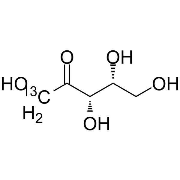 D-Xylulose-1-13C结构式