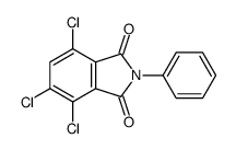4,5,7-trichloro-2-phenylisoindole-1,3-dione结构式