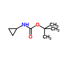 N-Boc-环丙胺结构式