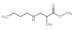 3-(丁基氨基)-2-甲基丙酸甲酯结构式