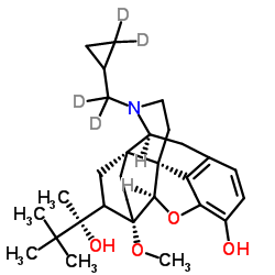 Buprenorphine-D4 solution结构式