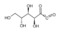 D-[1-(13)C]-glucosone Structure