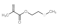 2-(甲硫基)甲丙烯酰酸乙酯结构式