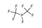 bis(trifluoromethyl)fluorophosphine结构式