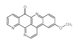 9H-Quino[4,3,2-de][1,10]phenanthrolin-9-one, 5-methoxy结构式