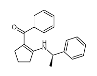 (R)-1-benzoyl-2--aminocyclopentene结构式