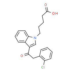 JWH 203 N-pentanoic acid metabolite Structure