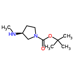 (S)-1-BOC-3-(METHYLAMINO)PYRROLIDINE Structure