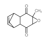 4-methyl-5-oxatetracyclo[7.2.1.0~2,8~.0~4,6~]dodec-10-ene-3,7-dione Structure