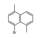 4-bromo-1,5-dimethylnaphthalene Structure
