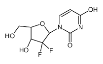 1’-Epi 2’,2’-Difluoro-2’-deoxyuridine structure