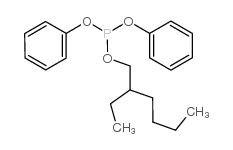 2-ethylhexyl diphenyl phosphite Structure