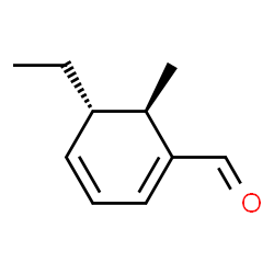 1,3-Cyclohexadiene-1-carboxaldehyde, 5-ethyl-6-methyl-, trans- (9CI)结构式