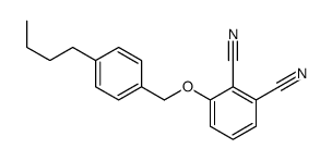 3-[(4-butylphenyl)methoxy]benzene-1,2-dicarbonitrile结构式