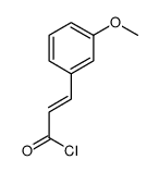 3-(3-methoxyphenyl)prop-2-enoyl chloride Structure
