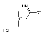(2-amino-2-oxoethyl)-trimethylazanium,chloride Structure