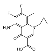 5-AMINO-1-CYCLOPROPYL-6,7-DIFLUORO-1,4-DIHYDRO-8-METHYL-4-OXO-3-QUINOLINECARBOCYLIC ACID picture