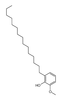 2-methoxy-6-pentadecylphenol结构式