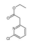 Ethyl 2-(6-chloropyridin-2-yl)acetate Structure