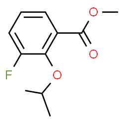 3-Fluoro-2-(1-methylethoxy)-benzoic acid methyl ester Structure