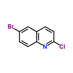 6-溴-2-氯喹啉结构式