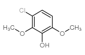 2,6-DIMETHOXY-3-CHLOROPHENOL结构式