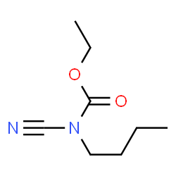Carbamic acid,butylcyano-,ethyl ester (9CI) structure
