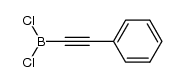 2-phenylacetyleneboron dichloride结构式